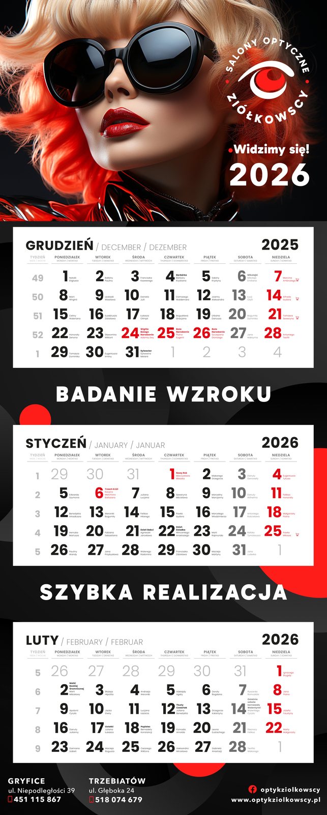 Kalendarz 2026