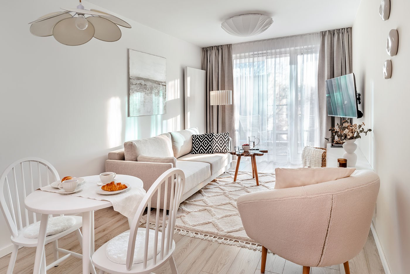 Część dzienna apartamentu Arena