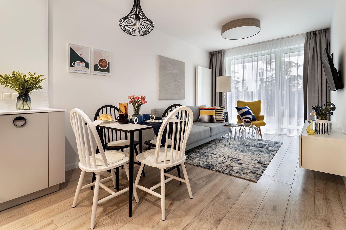 Salon apartamentu Mar z jadalnią