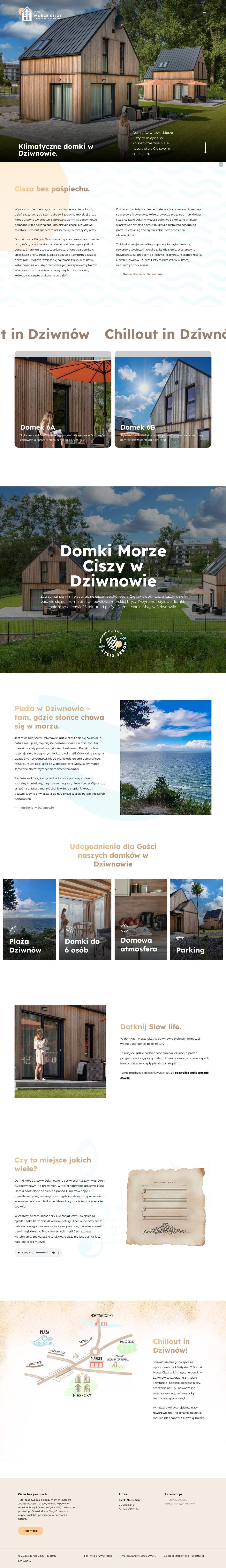 morzeciszy.pl — widok desktop