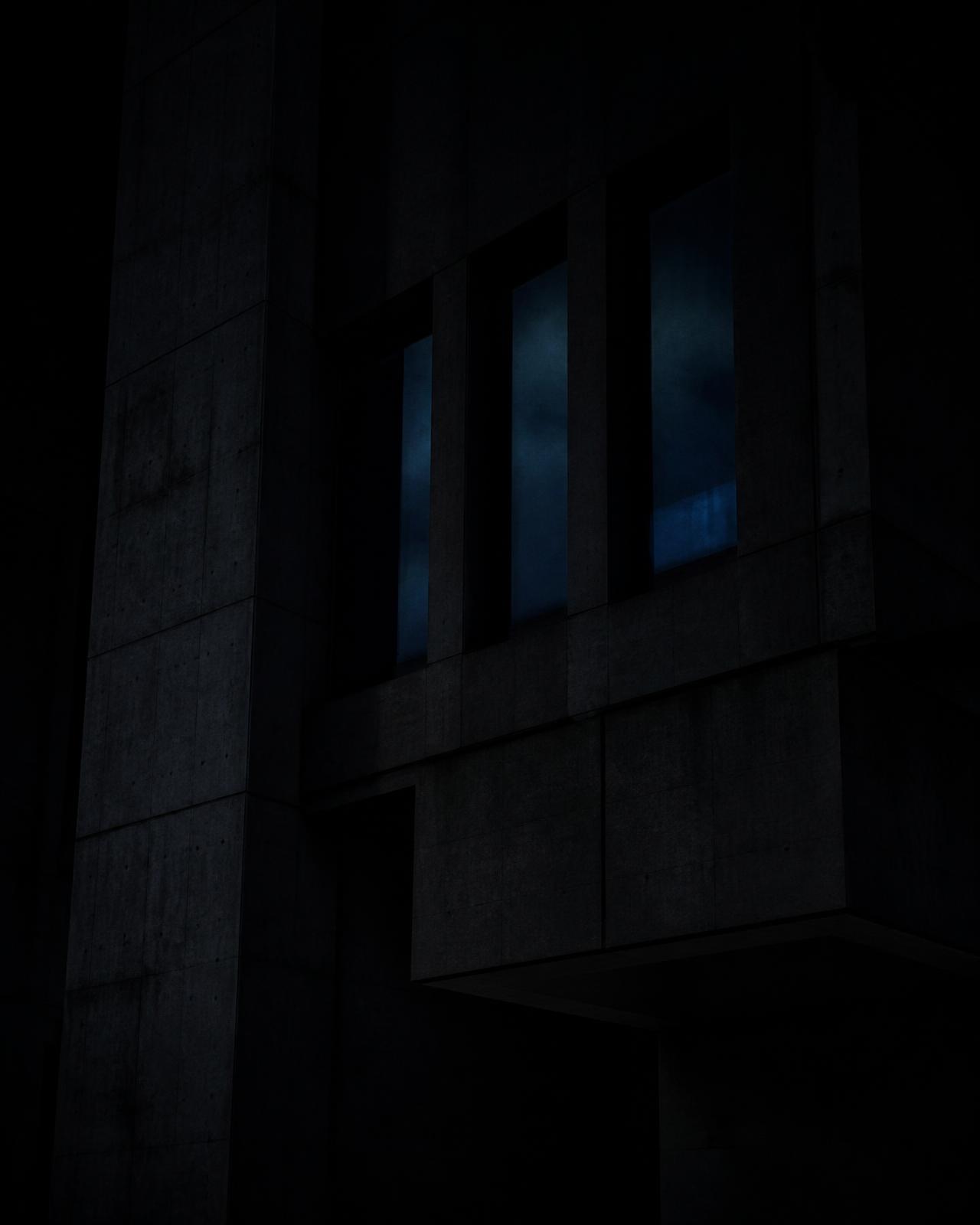 Detal architektoniczny: beton i szkło