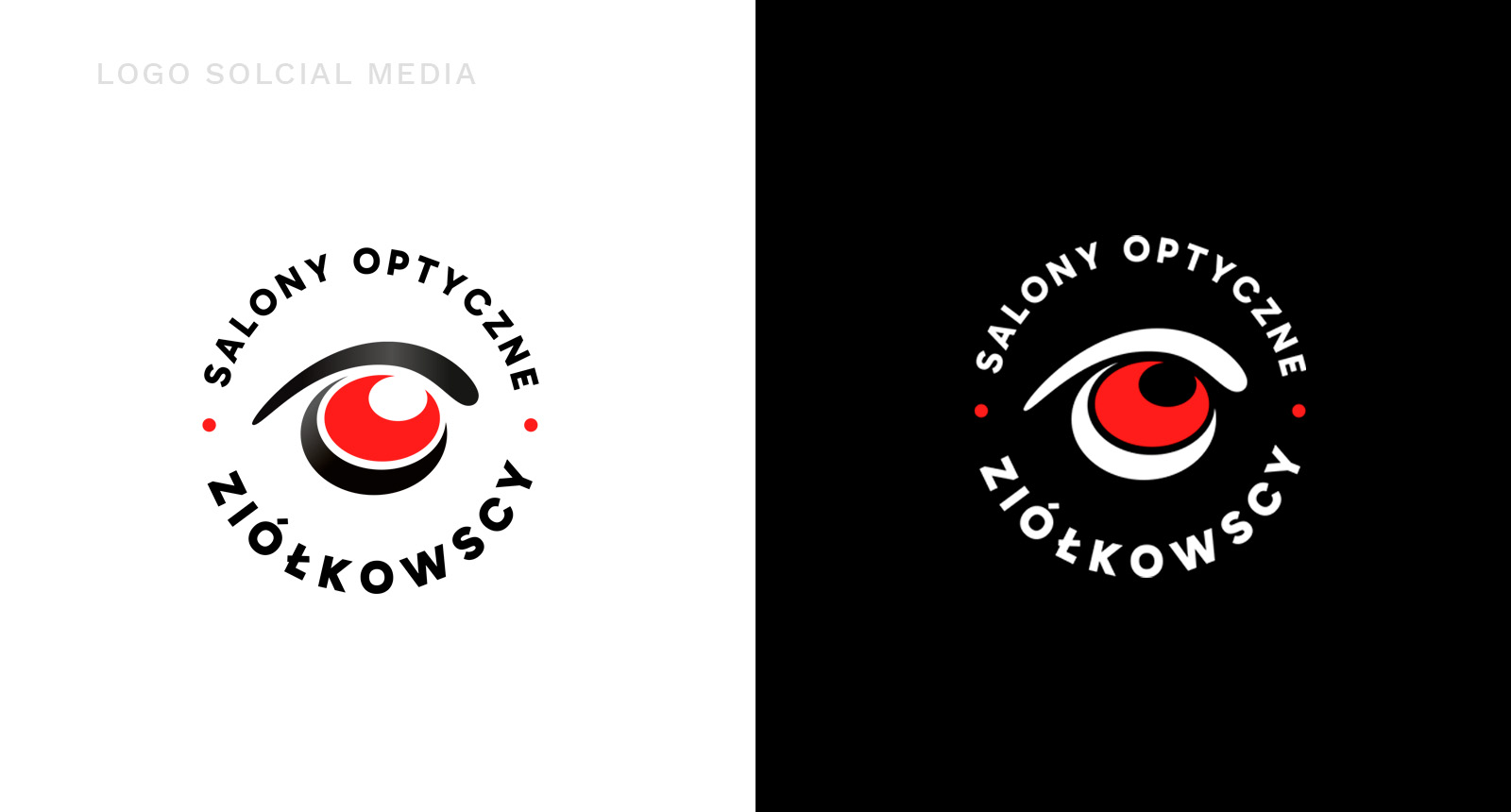 Salony Optyczne Ziółkowscy. Branding, Logo.