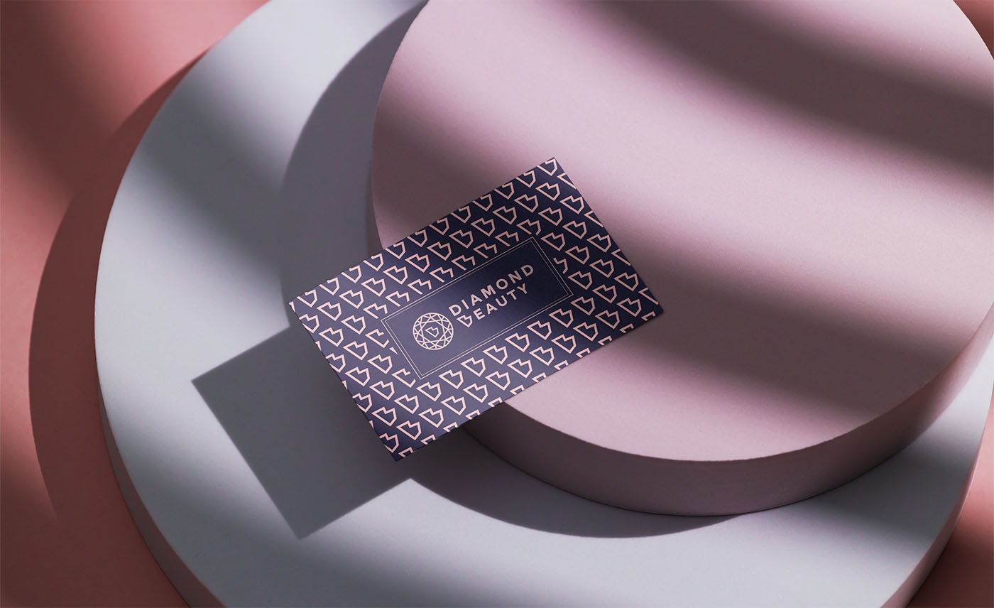 Wizytówka Beauty. Branding Beauty. Logo Beauty.