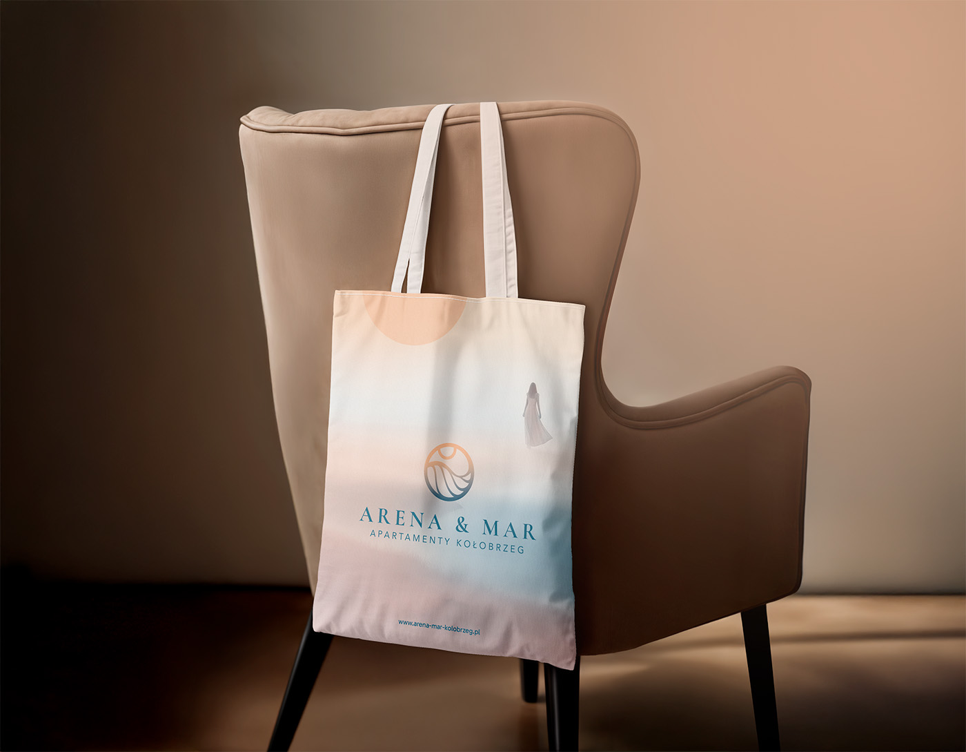 Branding Kołobrzeg, Logo Apartamenty Arena & Mar Kołobrzeg