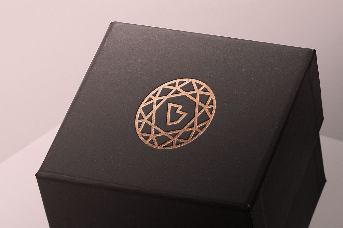 Logo Color Diamond Beauty. Branding Color Beauty