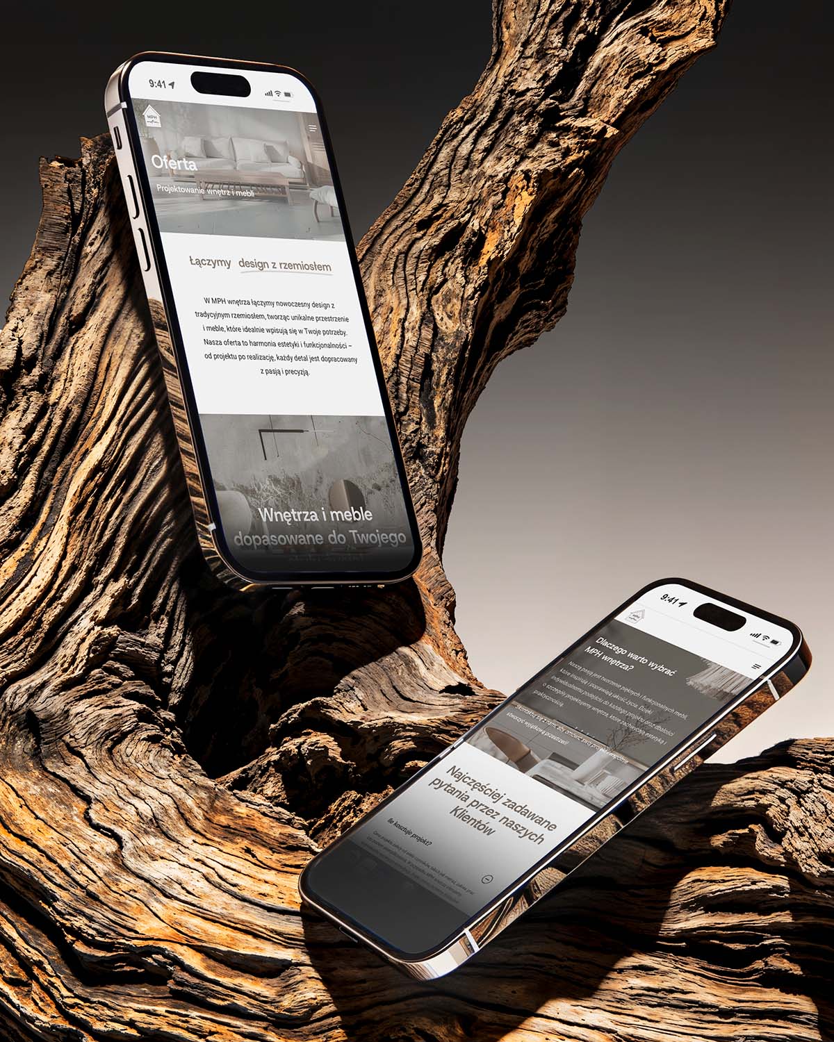 Projektowanie stron. Webdesign. Strona dla producenta mebli