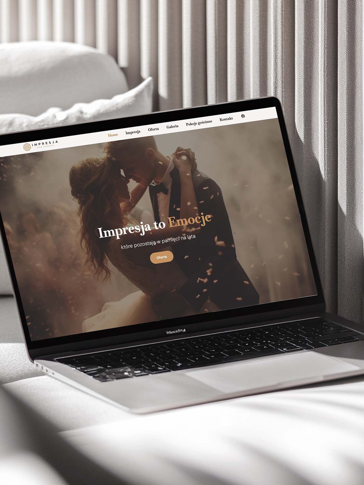 Strona internetowa dla Sali Weselnej Impresja